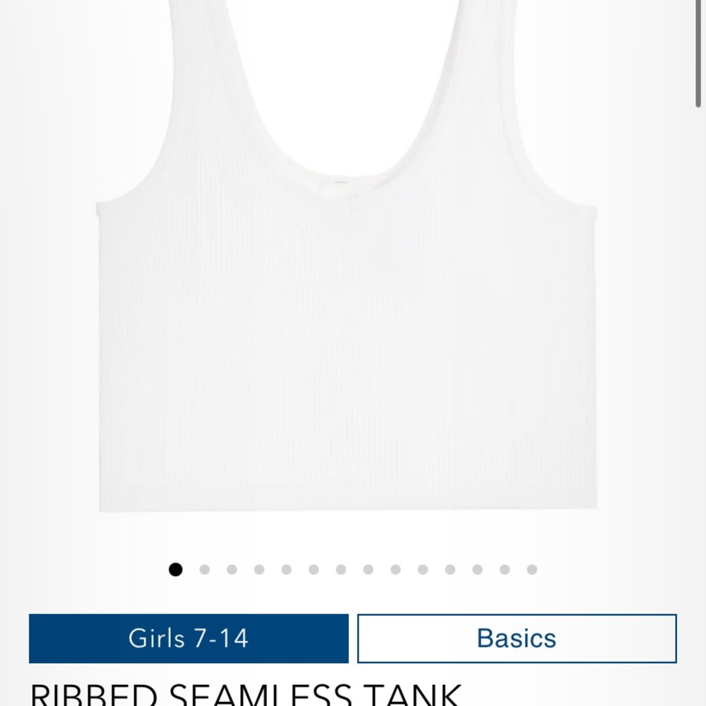 Suzette Collection Ribbed Cropped Tanks - Picture 4 of 6